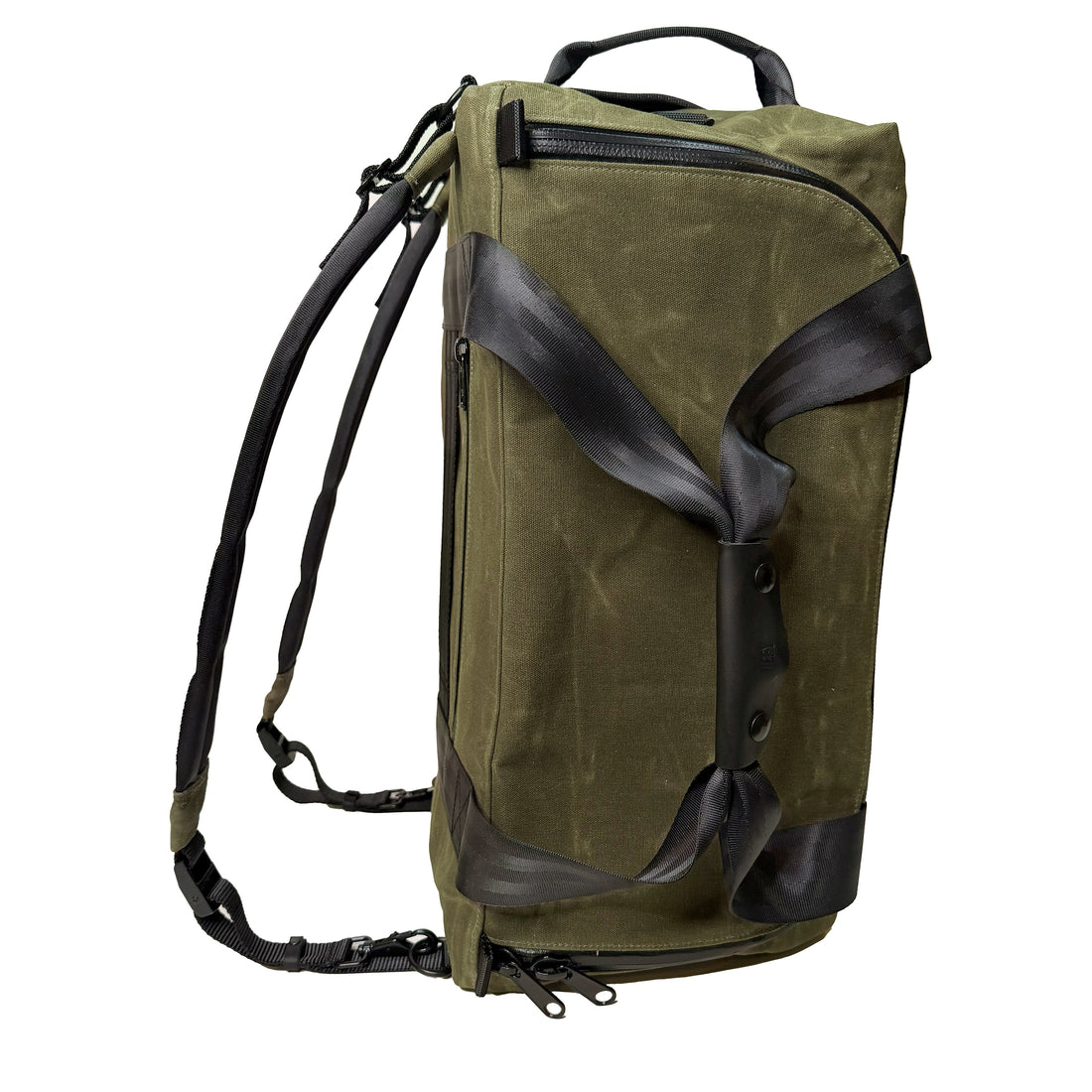 The Rover Backpack / Olive Drab TexWax™ x TexWax™ Autumn Plaid Wax Canvas / Limited