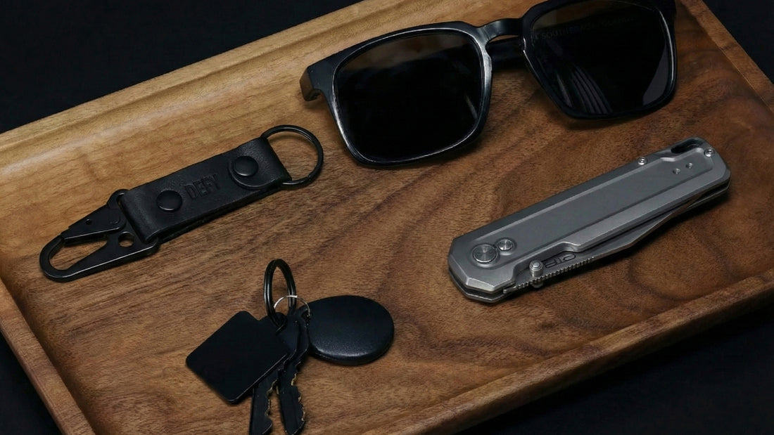 DEFY x OTR Walnut Valet Tray