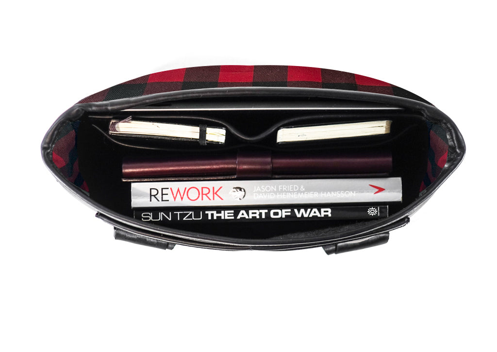 Recon Mini Horween Essex Rookery Leather x TexWax™ Buffalo Plaid Wax Canvas / Ships in 6-10 Weeks