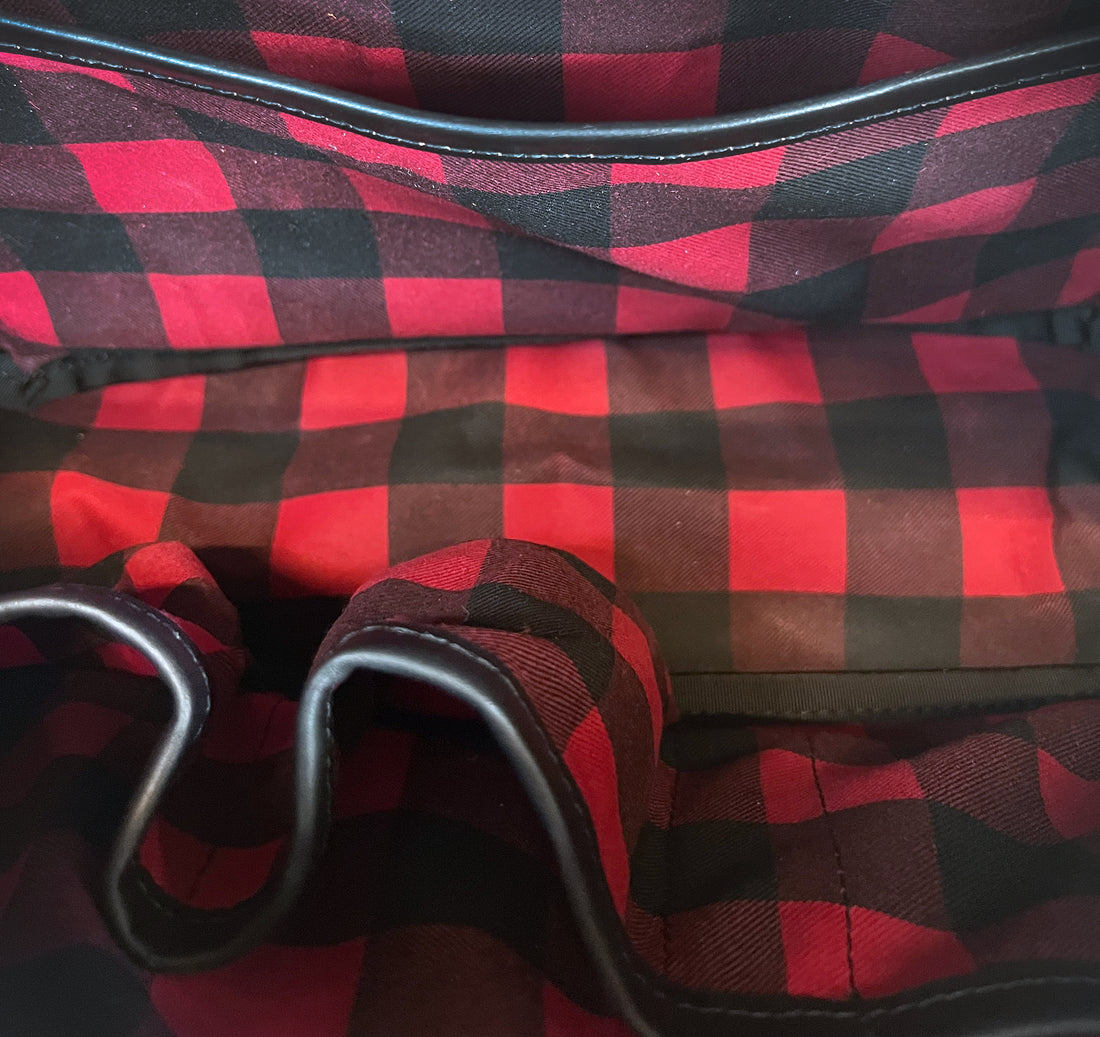 Insidious Jr. Sling / Horween Essex Rookery Leather x TexWax™ Buffalo Plaid Wax Canvas Bundle