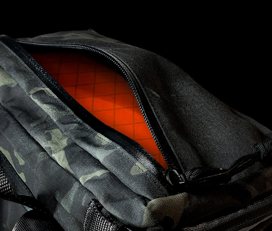 Menace Backpack 2.0 / Rogue Camo CORDURA® x ECOPAK™ EPX 'Fire Edition' / Few Remain
