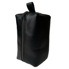 Dopp Kit / Horween Essex Rookery Leather x Buffalo Plaid Wax Canvas / Low Stock