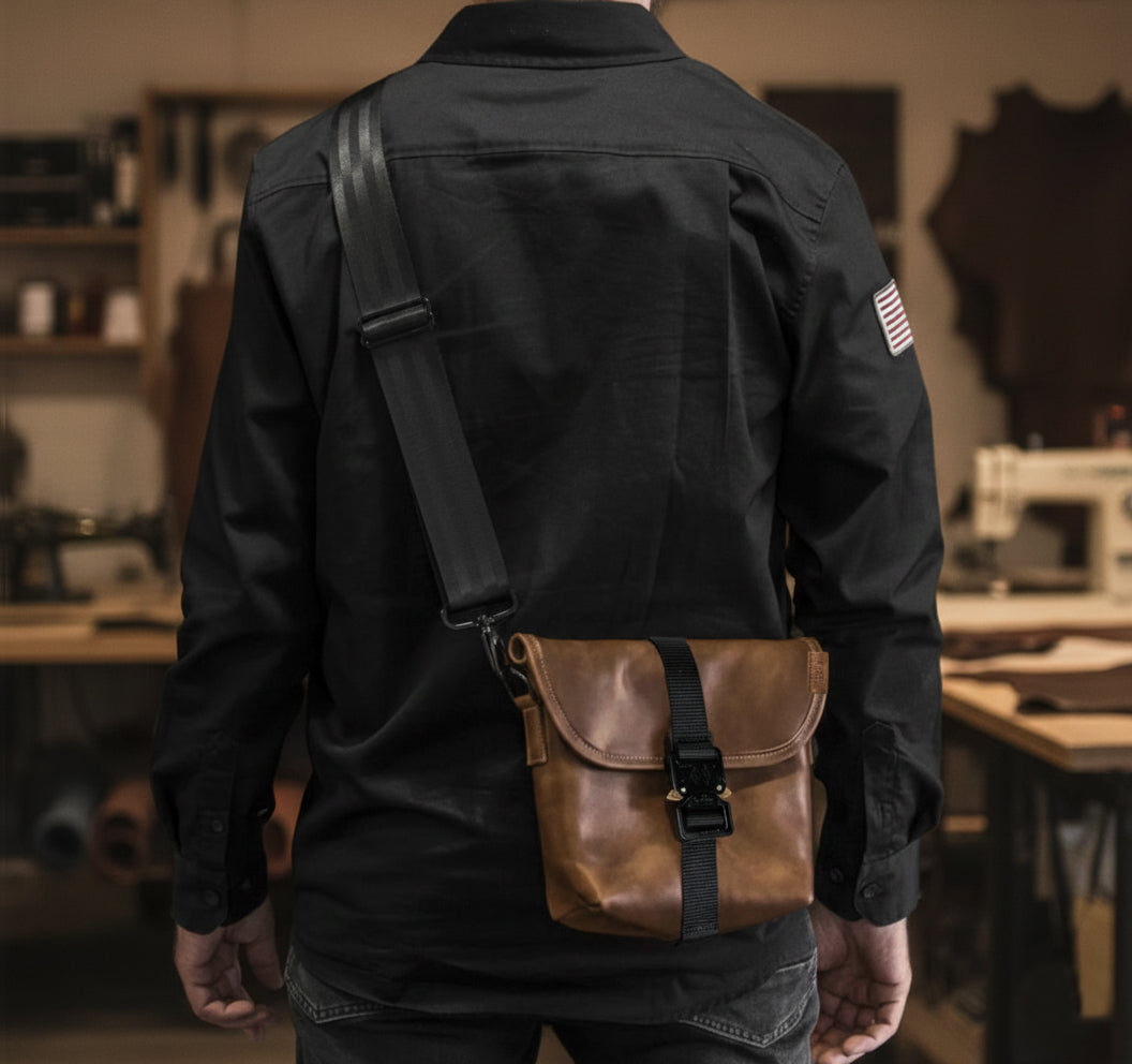 Venue / Horween Cavalier Whiskey Leather MIL-SPEC Webbing Edition