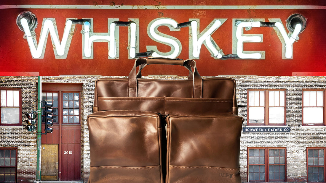 Epic 48 Hour Bundle / Horween Cavalier Whiskey Leather x TexWax™ Autumn Plaid Wax Canvas / Ships in 3-5 Weeks