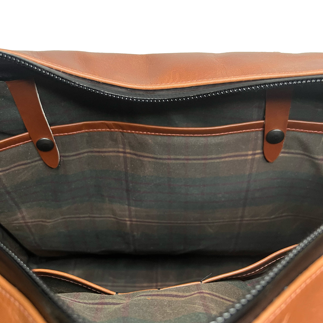 Epic 48 Hour Bundle / Horween Cavalier Whiskey Leather x TexWax™ Autumn Plaid Wax Canvas / Ships in 3-5 Weeks