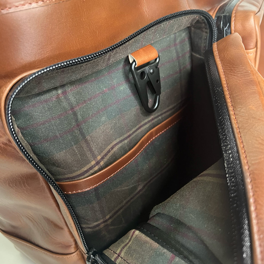 Epic 48 Hour Bundle / Horween Cavalier Whiskey Leather x TexWax™ Autumn Plaid Wax Canvas / Ships in 3-5 Weeks