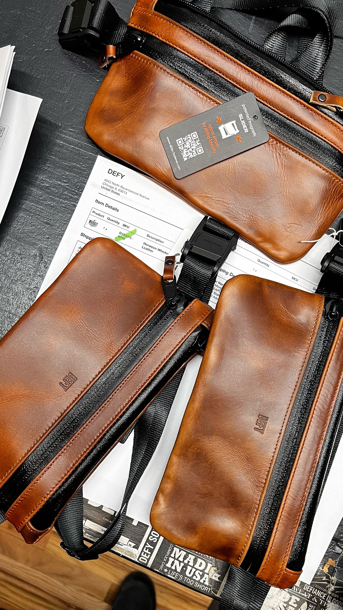 Nefarious 'Naked' Edition / Horween Cavalier Whiskey Leather