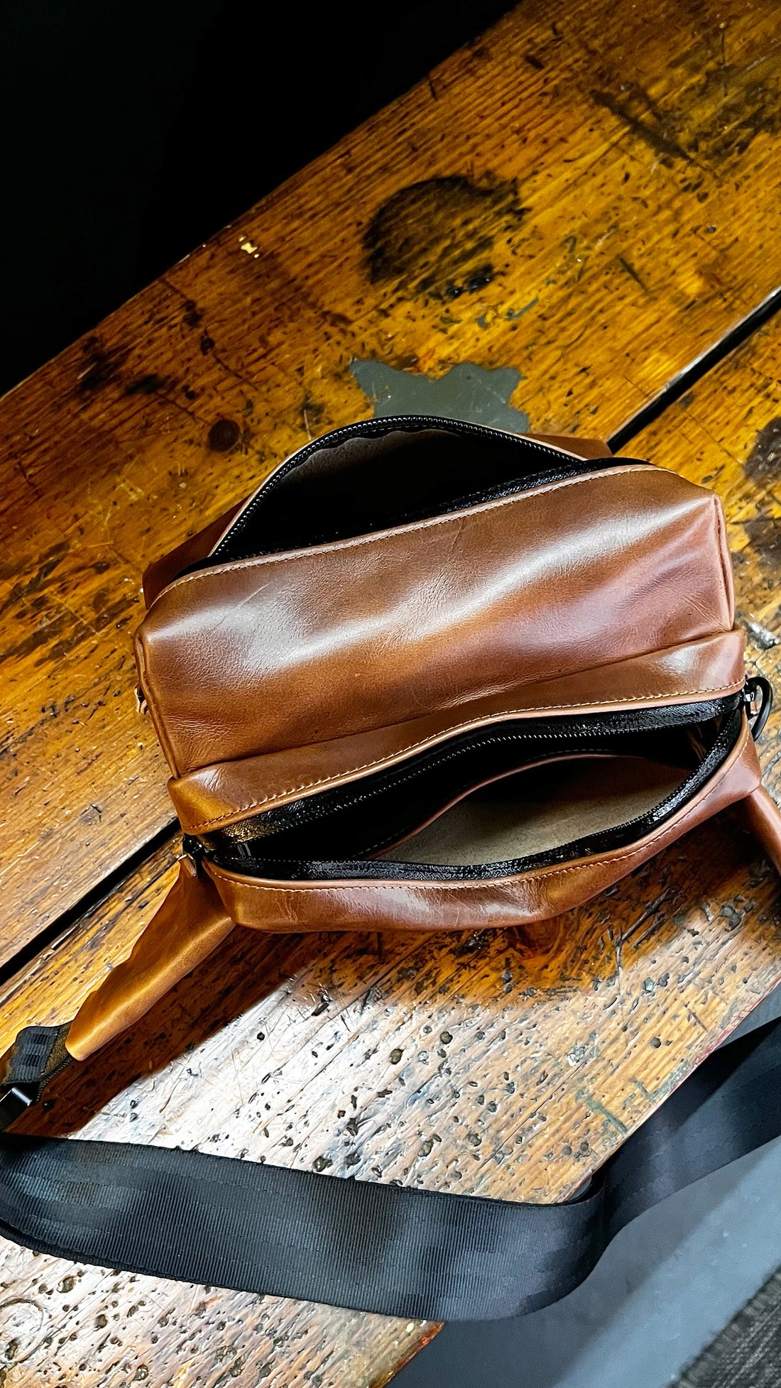 The Parker Pack 2.0 / Horween Cavalier Whiskey Leather