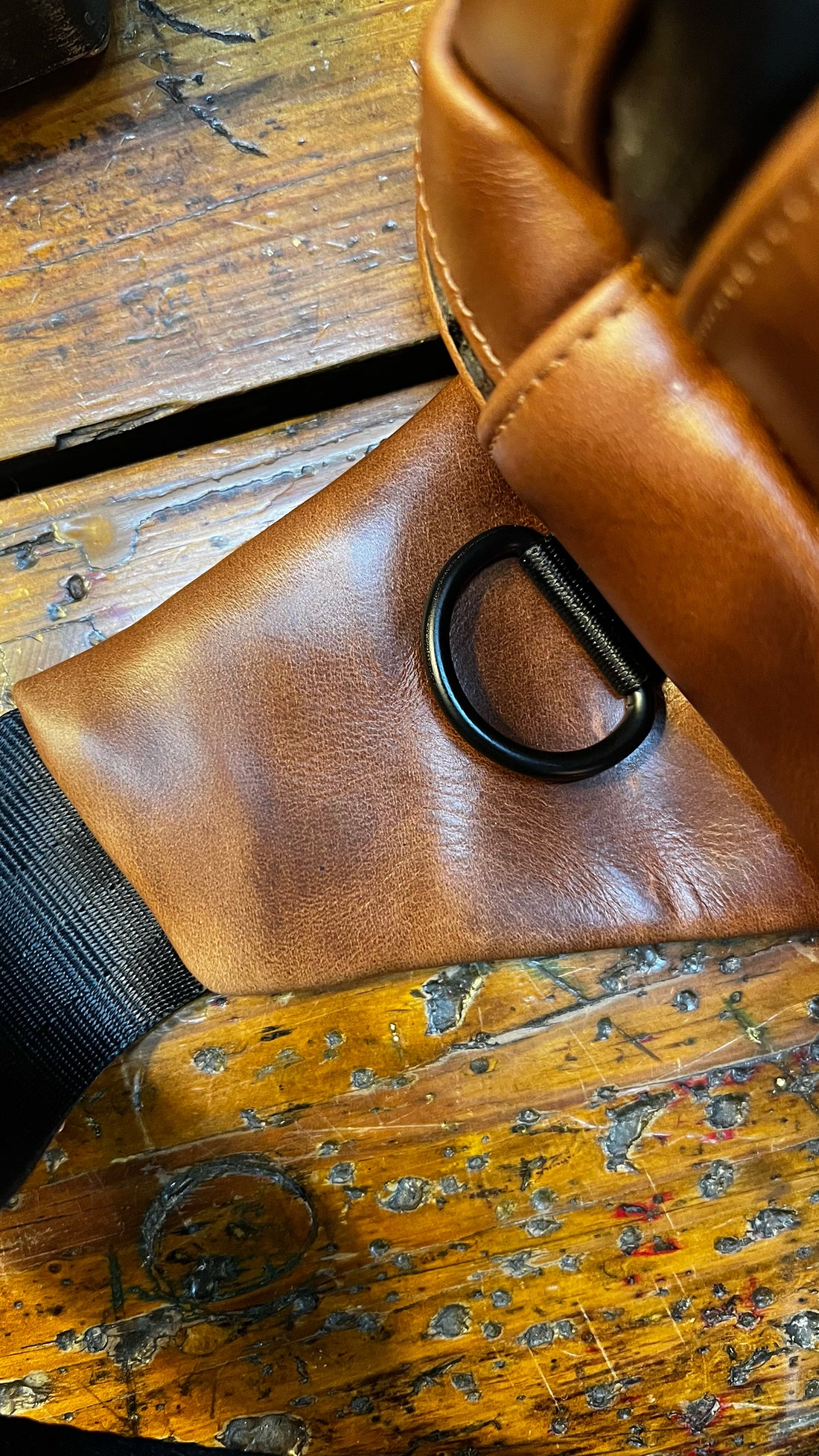 The Parker Pack 2.0 / Horween Cavalier Whiskey Leather