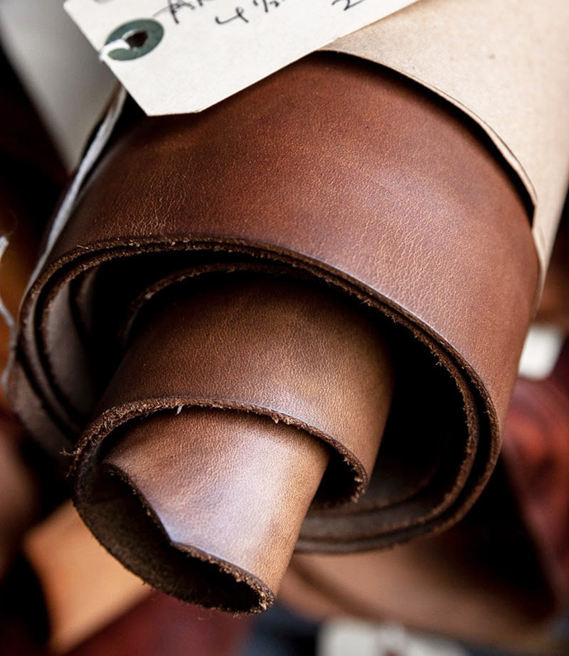 Dopp Kit / Horween Whiskey Cavalier Leather x TexWax™ Autumn Plaid Wax Canvas