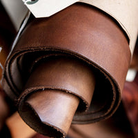 Dopp Kit / Horween Whiskey Cavalier Leather x TexWax™ Autumn Plaid Wax Canvas