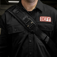 The Ultimate Crossbody Strap System™ Black X-Pac™ x Closed-Cell Foam Padding x AustriAlpin® Cobra Buckle / Ships in 6-10 Weeks