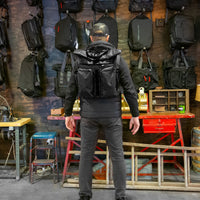VerBockel 'Day Pack' Roll Top Backpack 2.0 Black X-Pac / Low Stock