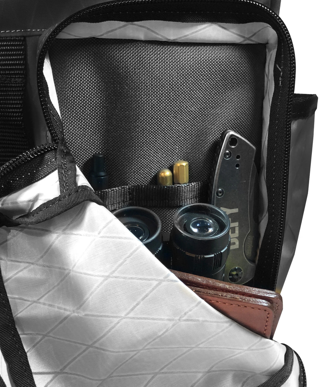 VerBockel 'Day Pack' Roll Top Backpack 2.0 Black X-Pac / Low Stock