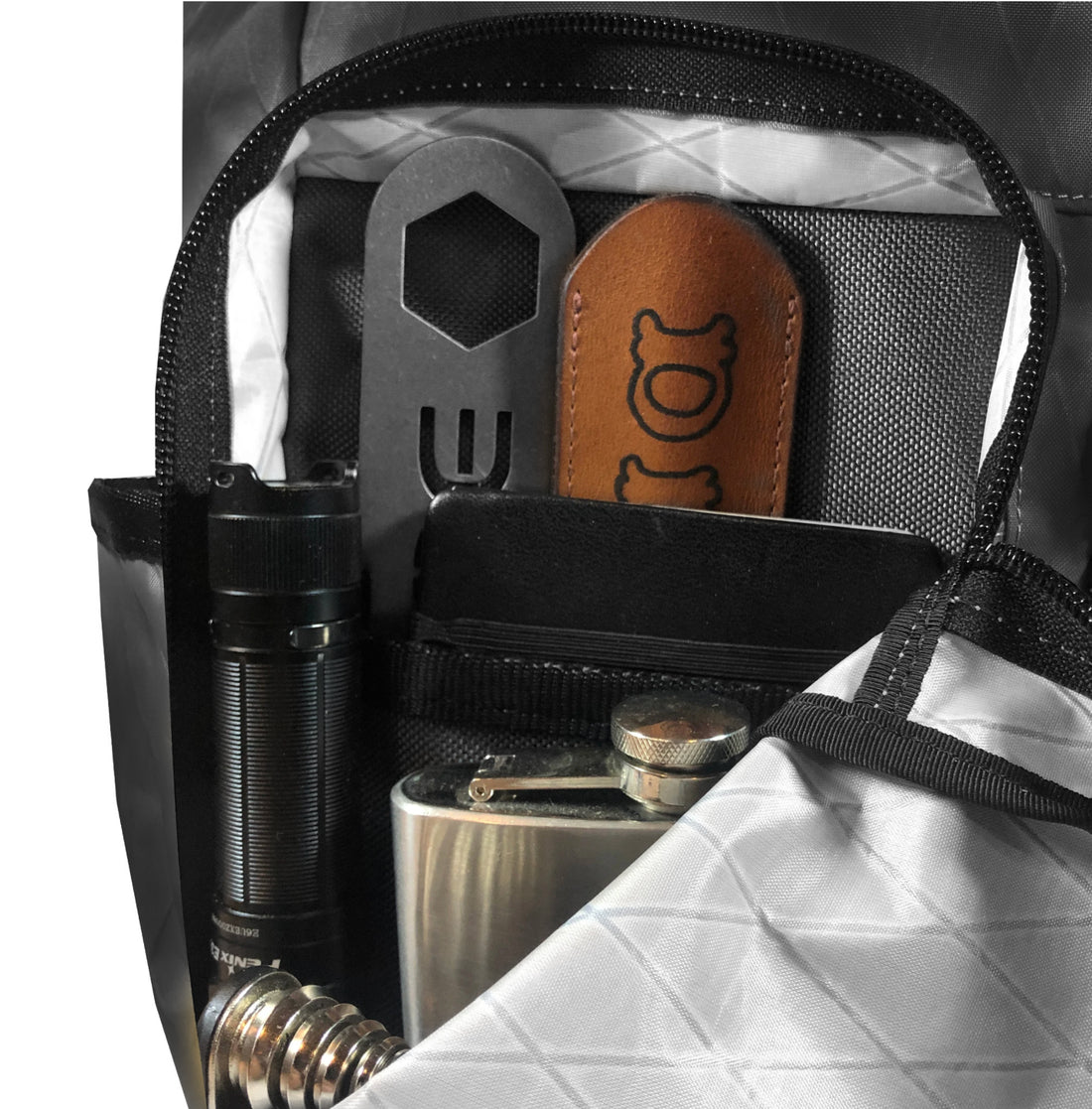 VerBockel 'Day Pack' Roll Top Backpack 2.0 Black X-Pac / Low Stock