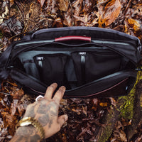 Insidious Sling / Ballistic Nylon + Horween Oxblood Chromexel® Leather / Last 1