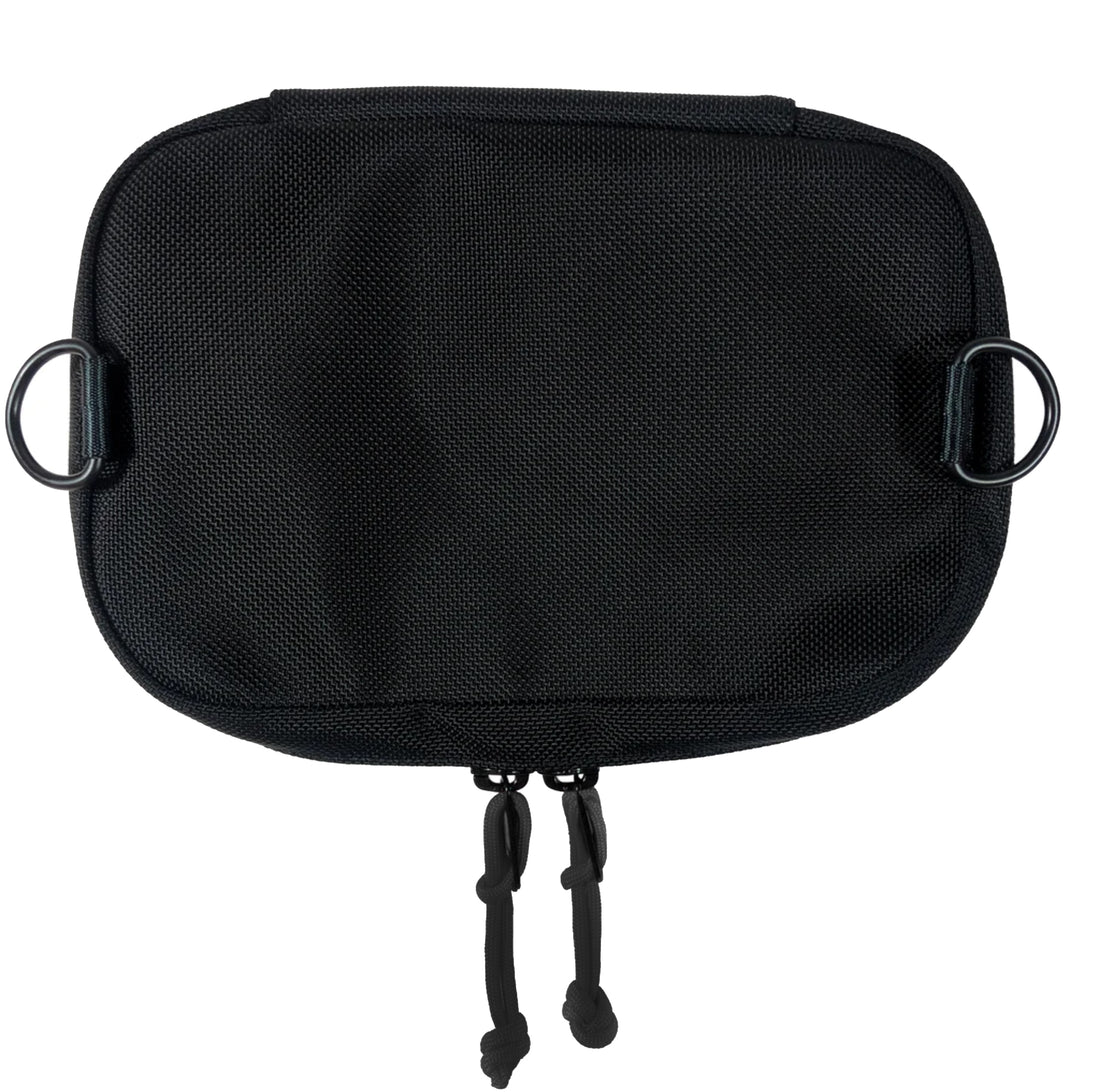 The Void Horween Cavalier Whiskey Leather x Ballistic Nylon Admin Pouch | Large