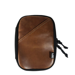 The Void Horween Cavalier Whiskey Leather x Ballistic Nylon Admin Pouch / Small