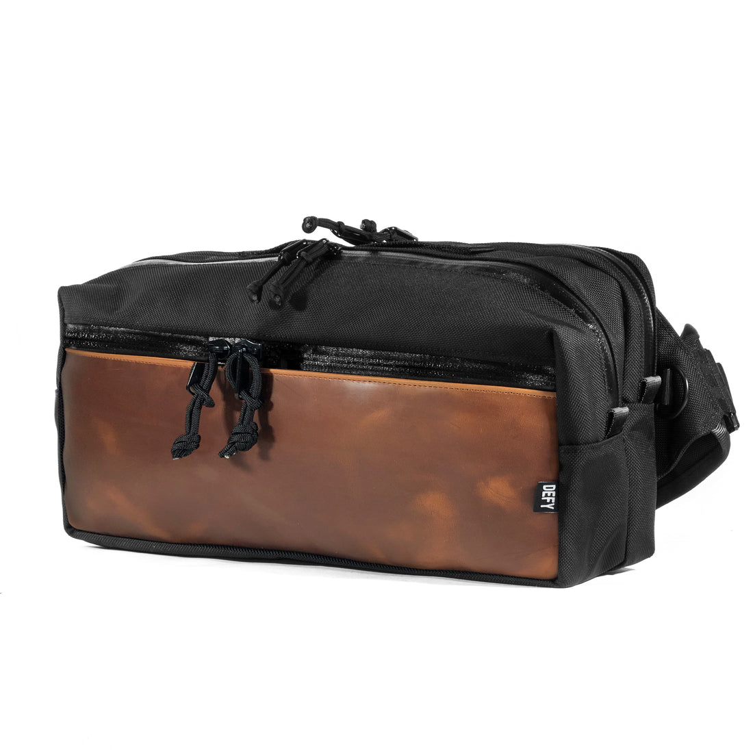 Insidious Sling / Ballistic Nylon + Horween Cavalier Whiskey Leather / Ships in 6-10 Weeks