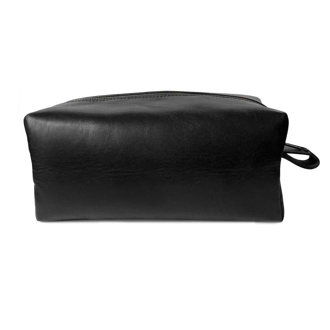 Dopp Kit / Horween Essex Rookery Leather x Buffalo Plaid Wax Canvas / Ships in 6-10 Weeks