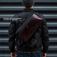 Insidious Sling / Ballistic Nylon + Horween Oxblood Chromexel® Leather / Last 1