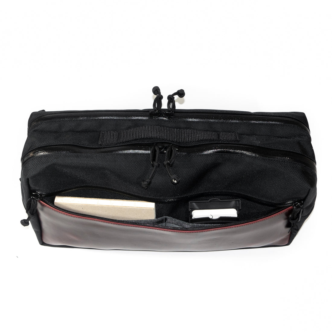 Insidious Sling / Ballistic Nylon + Horween Oxblood Chromexel® Leather / Last 1