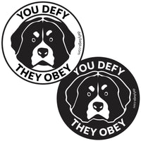 YOU DEFY, THEY OBEY | 2 Otis Sticker Pack