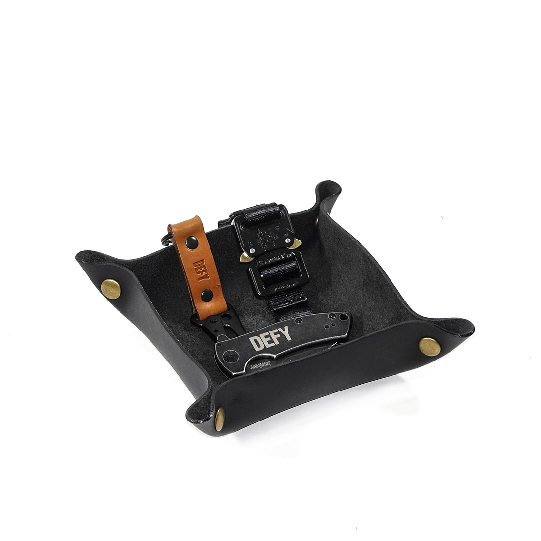DEFY CLUTTER Valet Tray / Horween Leather