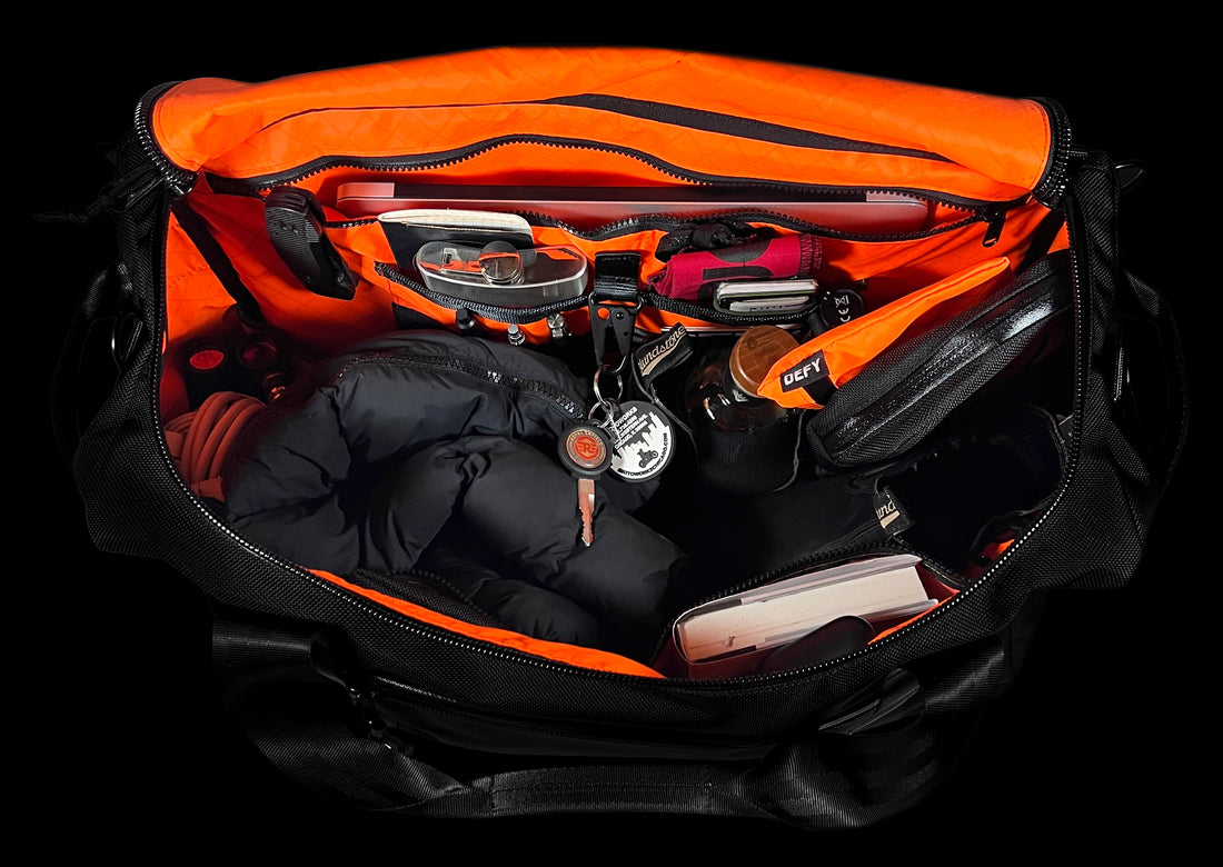 The Rover Backpack 'Fire Edition' Ballistic Nylon x ECOPAK™ EPX Blaze Orange / Ships in 1 Week