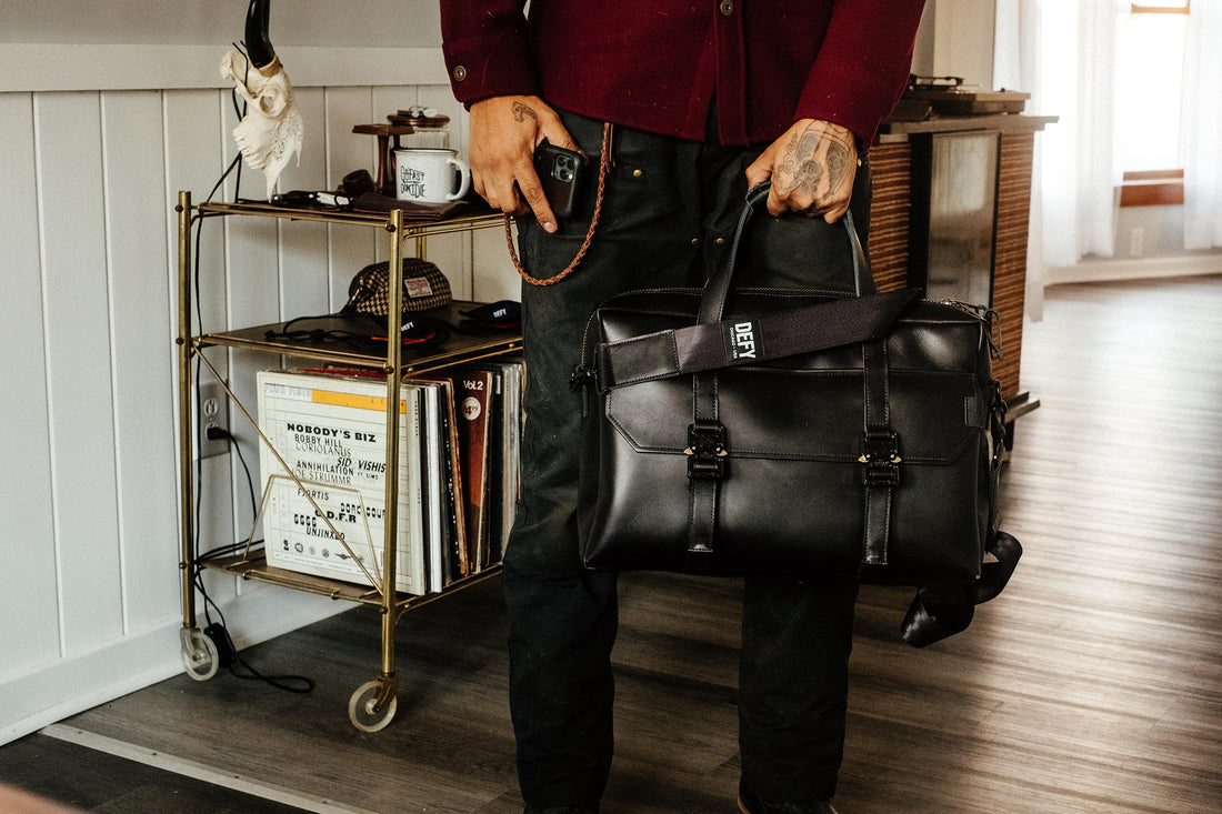 Defender Briefcase / Horween Austin Calf Leather Strap Edition Bundle x 'Redrum' XPAC / Limited Edition