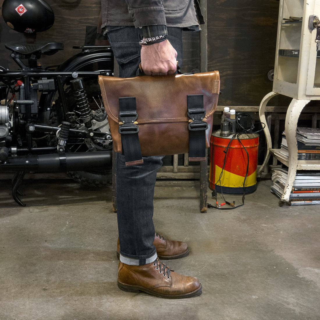 Recon Mini Horween Cavalier Whiskey Leather / Ships in 6-10 Weeks